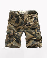 Outdoor Multi-Pocket Camo Jorts | Cargo Shorts