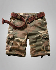 Outdoor Multi-Pocket Camo Jorts | Cargo Shorts