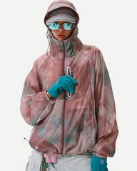 Outdoor Tie-Dye Hiking Waterproof Sun Protection Jacket