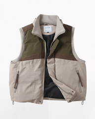 Outdoor Contrast Color Unisex Winter Cotton Vest