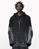 Post-Apocalyptic Tactical Pocket Washed Hoodie
