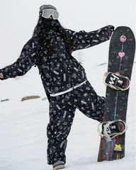 Ski Wear Digital-Print Ski Jacket & Pant Set -Unisex