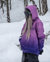 Ski Wear Gradient Color Warm Ski Hoodie - Unisex
