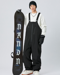 Ski Wear Snowboarding 3L Waterproof Ski Bibs -Unisex