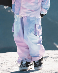 Ski Wear Pink&Purple Snow Jacket&Pants Suit -Women's (Single Unit Available)