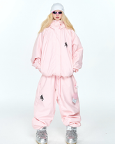 Ski Wear Snowboard 3L Pink Snow Jacket&Pants Suit - Women's (Single Unit Available)