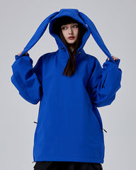 Ski Wear Snowshoe Hare Hoodie - Women's