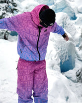Ski Wear All Letters Thick Snow Suit -Unisex