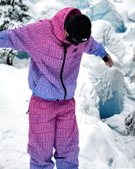 Ski Wear All Letters Thick Snow Suit -Unisex