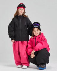 Ski Wear Waterproof Rabbit Ears Kids Snow Suit