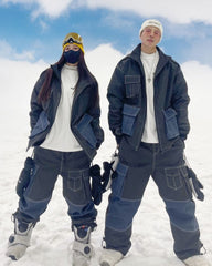 Ski Wear Windproof Jean Snow Jackets & Pants Suit -Unisex (Single Unit Available)