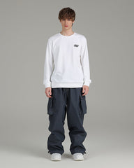 Ski Wear Snowboarding Denim Cargo Snow Pants -Unisex
