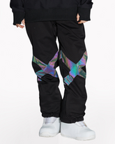 Ski Wear Neon Reflective Baggy Snow Pants -Unisex