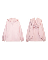 Ski Wear Outdoor Adorable Bunny Ears Warm Hoodie -Unisex