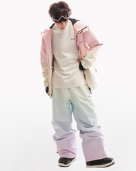 Ski Wear Snow Gear Rainbow Unicorn Snow Suit -Unisex
