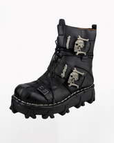 Punk Skull Unisex Motorcycle Riding Boots
