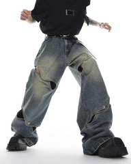 Opium Outfits Street Denim Pants | Y2K Jeans