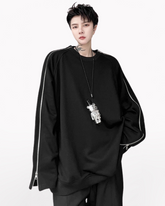 Streetwear Opium Style Dual Zip Sweatshirt