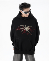 Streetwear Hip-Hop Spider Y2K Hoodie