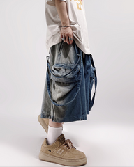 Streetwear Hip Hop Straight Shorts | Baggy Jorts
