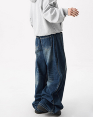 Streetwear Loose Wave Y2K Jeans