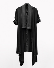 Streetwear Thin Shawl Shirt Sun Protection Long Coat