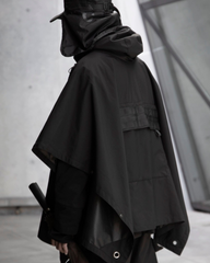 Waterproof Cyberpunk Samurai Cloak Jacket