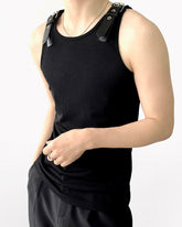 Sleeveless Strap T-Shirt | Muscle Shirt