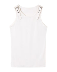 Sleeveless Strap T-Shirt | Muscle Shirt