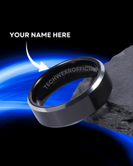 Custom Letters Titanium Ring