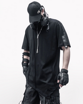 Functional Geometric Irregular T-Shirt