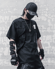 Functional Patchwork Cargo T-Shirt