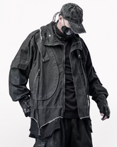 Heavyweight Fake Two-Piece Cargo Jacket