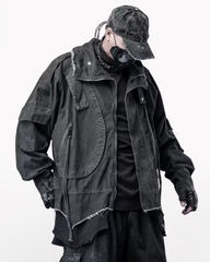 Heavyweight Fake Two-Piece Cargo Jacket