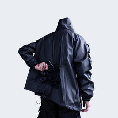 Techwear Jacket With Hood