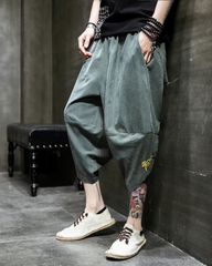 Japanese Crop Hakama Pants