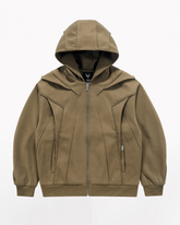 Multilayer Tactical Zip-up Hoodie