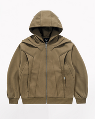 Multilayer Tactical Zip-up Hoodie