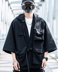 Ninja Unisex Kimono Hooded Jacket