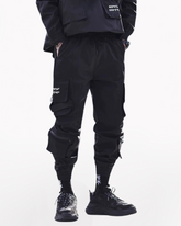 Slim Black Cargo Pants