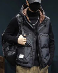 Stand Collar Winter Vest