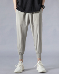 Summer Ice Silk Jogger Pants