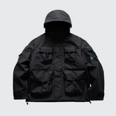 Black Cargo Jacket Men's