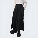 Black Hakama Pants Women