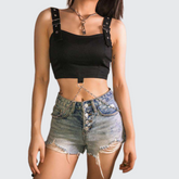 Tank Top With Chain Front