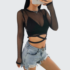 Vintage Fishnet Top