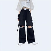 Detachable Buckle Pants