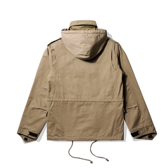 Khaki Cargo Jacket Men's