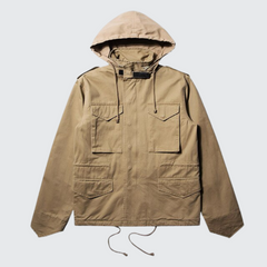 Khaki Cargo Jacket Men's