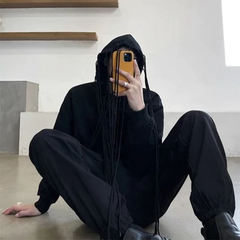 Black Hoodies With Strings